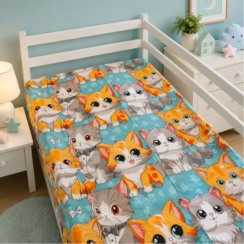 Простирадло Ranforce Elite 17-0969 Dapper Cats