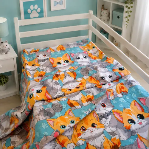 Простирадло Бязь 17-0969 Dapper Cats - 2
