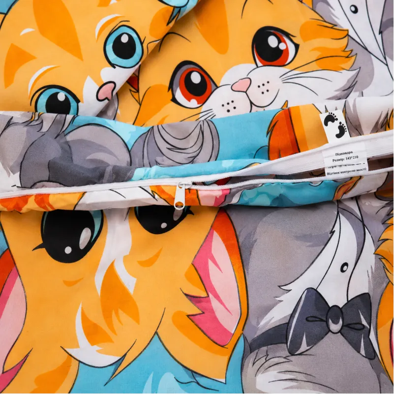 Комплект постельного белья Бязь JUNIOR 17-0969 Dapper Cats - 7