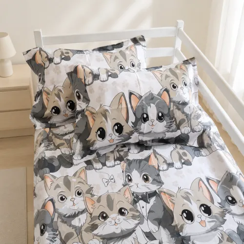 Простирадло Бязь 17-0970 Cuddle Cats - 2