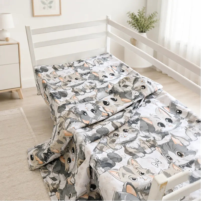 Простынь Ranforce Elite 17-0970 Cuddle Cats - 2