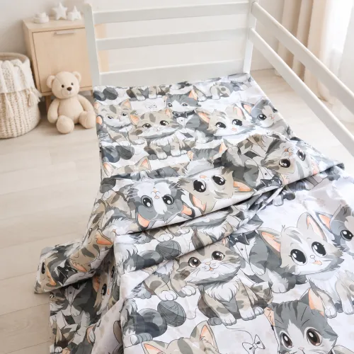 Пододеяльник Бязь 17-0970 Cuddle Cats - 5