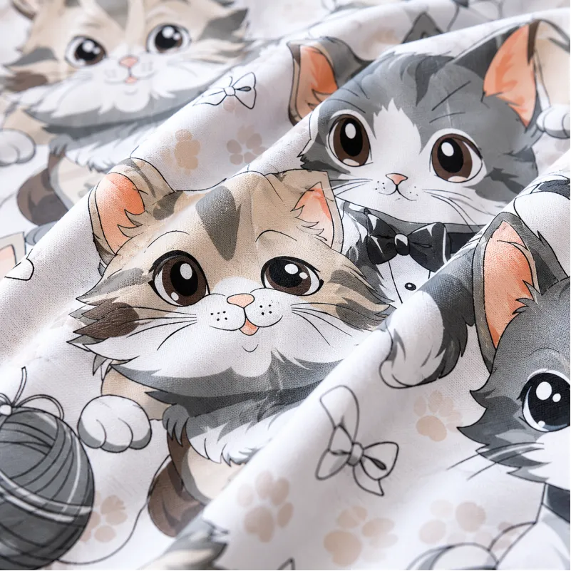 Простынь Бязь 17-0970 Cuddle Cats - 4