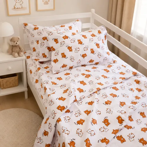 Комплект постельного белья Бязь BABY 17-0973 Sweet Teddy