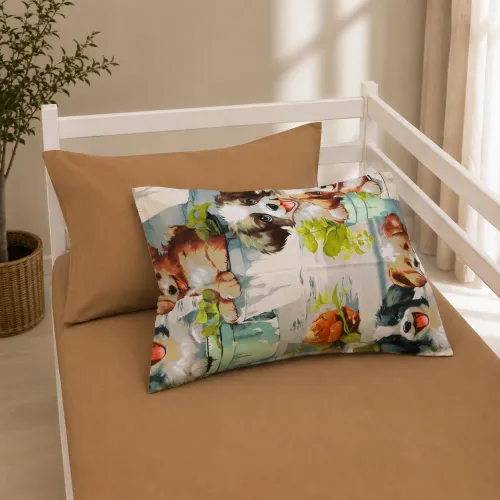 Комплект постільної білизни Ranforce Elite TEENAGER 17-0982 Puppy Garden - 5