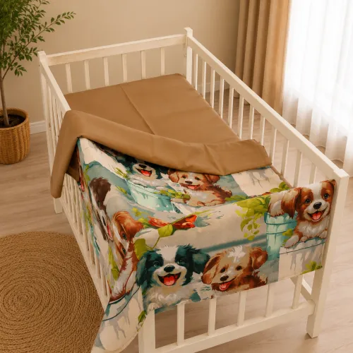 Комплект постільної білизни Бязь BABY 17-0982 Puppy Garden - 5