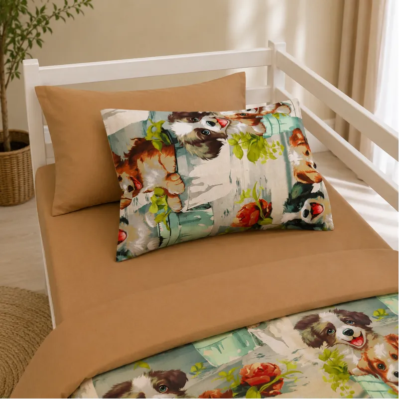 Простынь Бязь 17-0982 Puppy Garden - 3