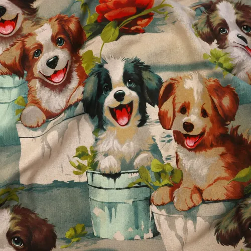 Наволочка Бязь 17-0982 Puppy Garden - 3