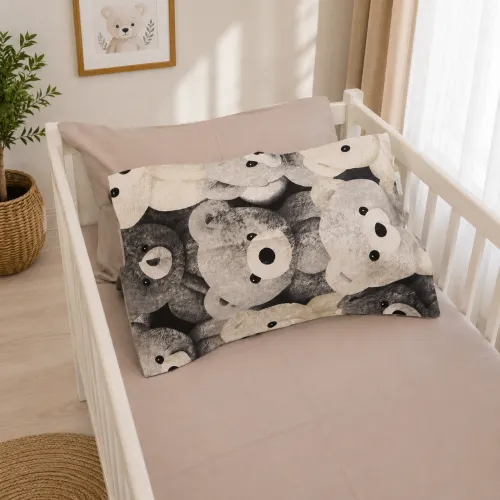 Комплект постільної білизни Бязь LITTLE KIDS 17-0984 Teddy Cloud - 5