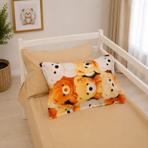 Комплект постельного белья Ranforce Elite JUNIOR 17-0985 Teddy Honey - 5