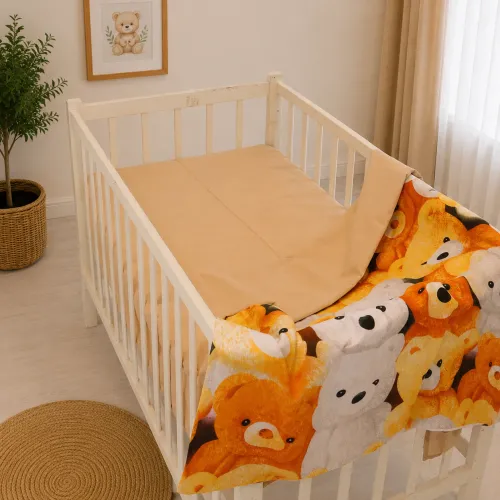 Комплект постельного белья Бязь BABY 17-0985 Teddy Honey - 5