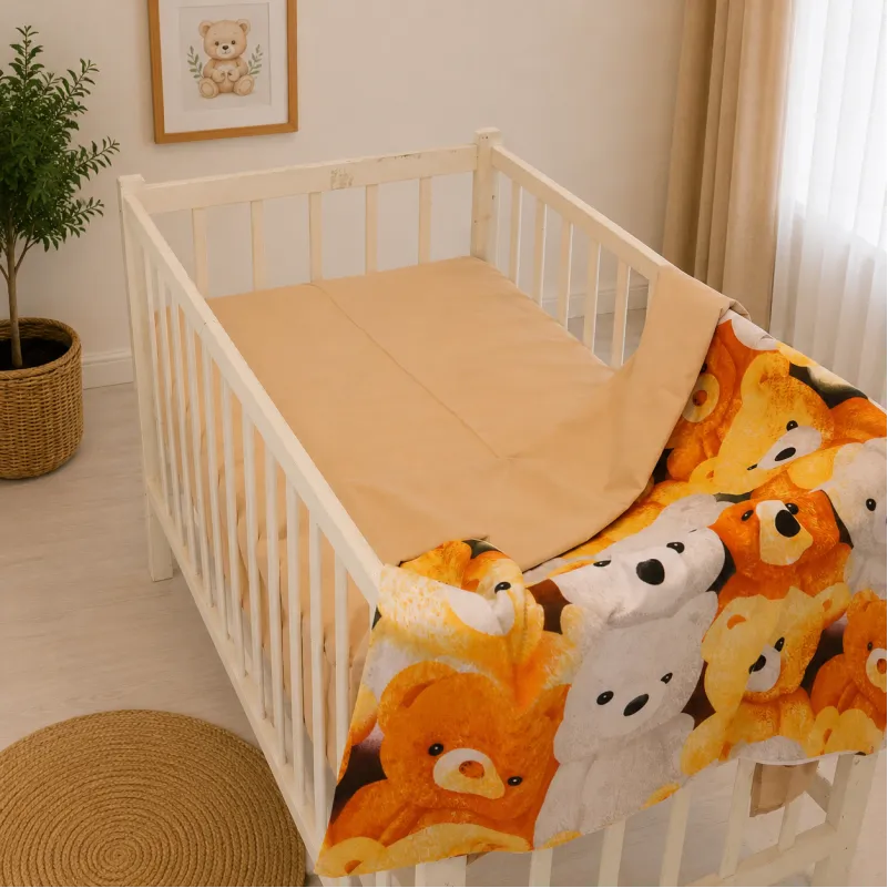 Комплект постільної білизни Ranforce Elite LITTLE KIDS 17-0985 Teddy Honey Фото - 6