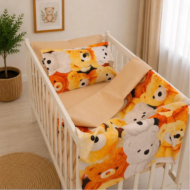 Комплект постільної білизни Ranforce Elite LITTLE KIDS 17-0985 Teddy Honey