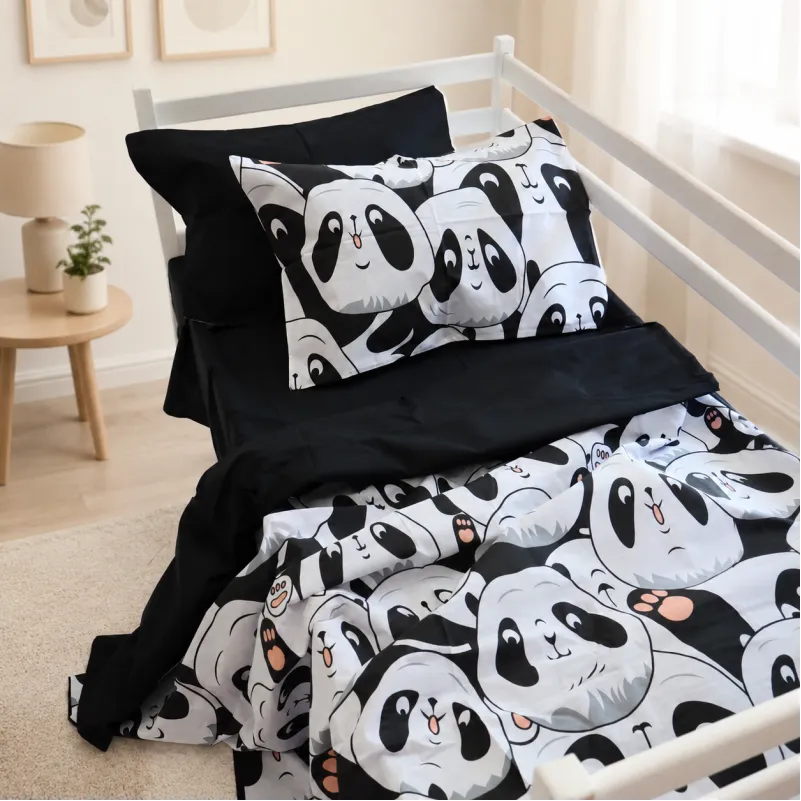 Комплект постільної білизни Бязь TEENAGER 17-4850 Panda