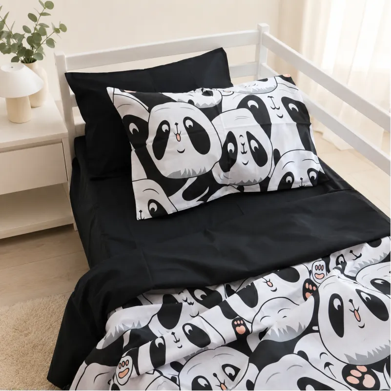 Комплект постільної білизни Ranforce Elite TEENAGER 17-4850 Panda