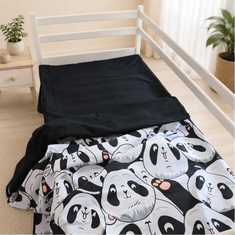 Комплект постільної білизни Ranforce Elite TEENAGER 17-4850 Panda Фото - 7