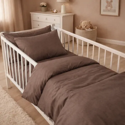 Комплект постельного белья Ranforce Elite BABY 19-1217 Chocolate perla - 1