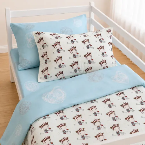 Комплект постільної білизни Бязь JUNIOR 20-0031 Ladybug - 1