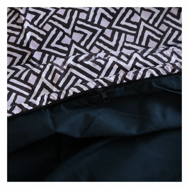 Комплект постельного белья Сатин TEENAGER 22-1386 Geometric Black Фото - 9