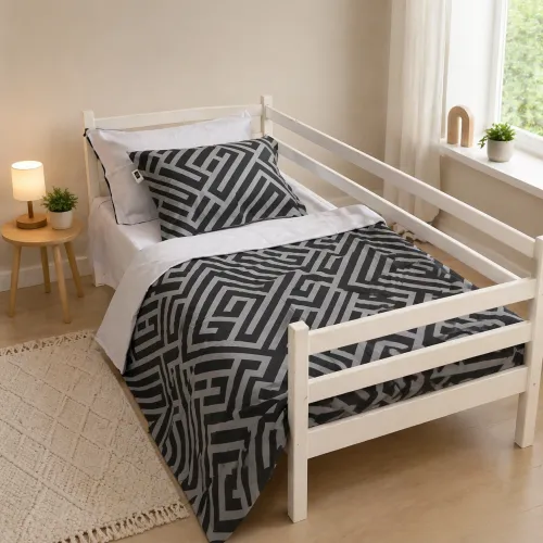 Комплект постельного белья Сатин TEENAGER 22-1395 Geometric Design