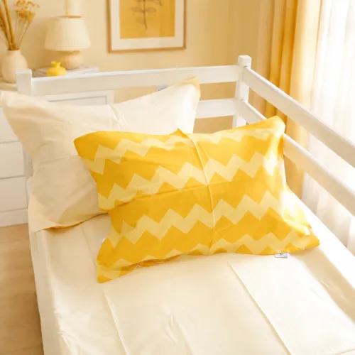 Комплект постельного белья Сатин TEENAGER 22-1406 Yellow Waves - 5