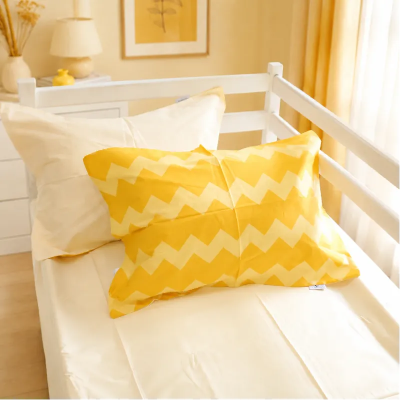 Комплект постільної білизни Сатин JUNIOR 22-1406 Yellow Waves Фото - 6