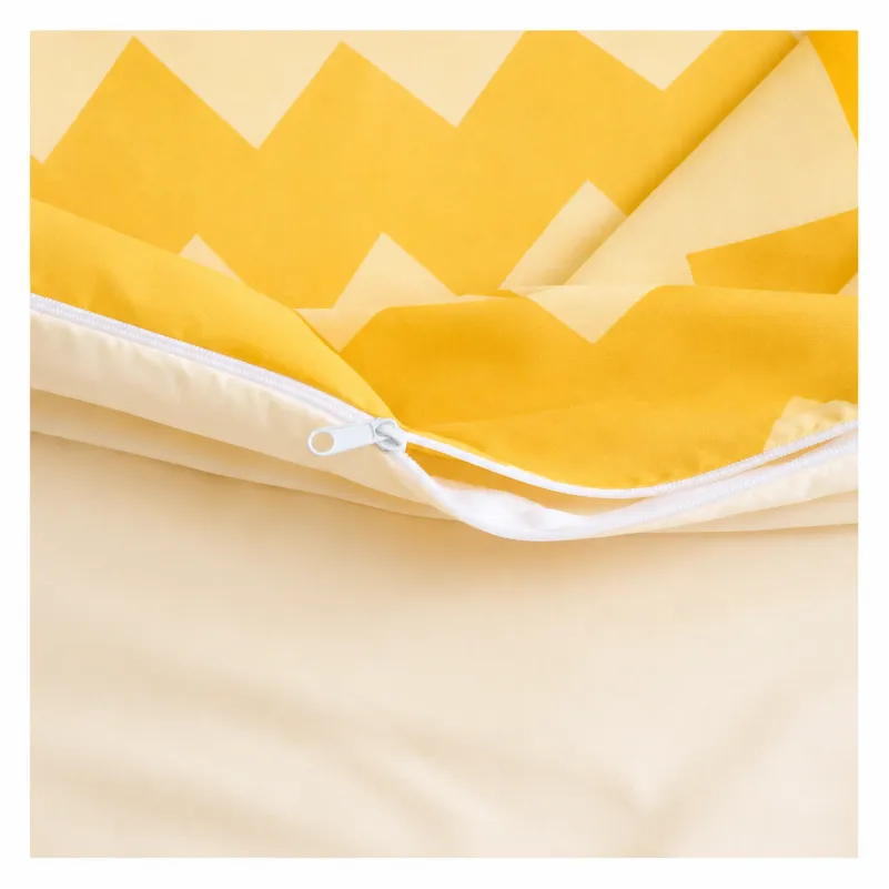 Комплект постільної білизни Сатин JUNIOR 22-1406 Yellow Waves Фото - 8