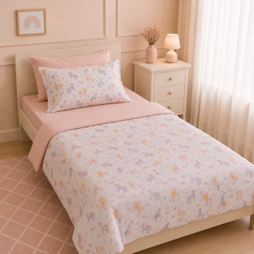 Підковдра Сатин Kids Time 22-1421 Unicorn meanness - 2