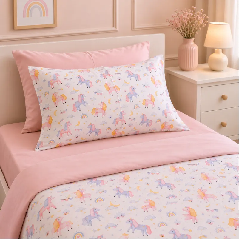 Підковдра Сатин Kids Time 22-1421 Unicorn meanness - 2