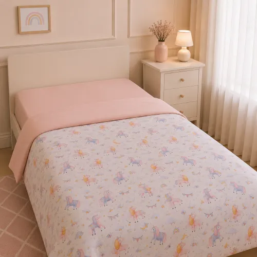Підковдра Сатин Kids Time 22-1421 Unicorn meanness - 1
