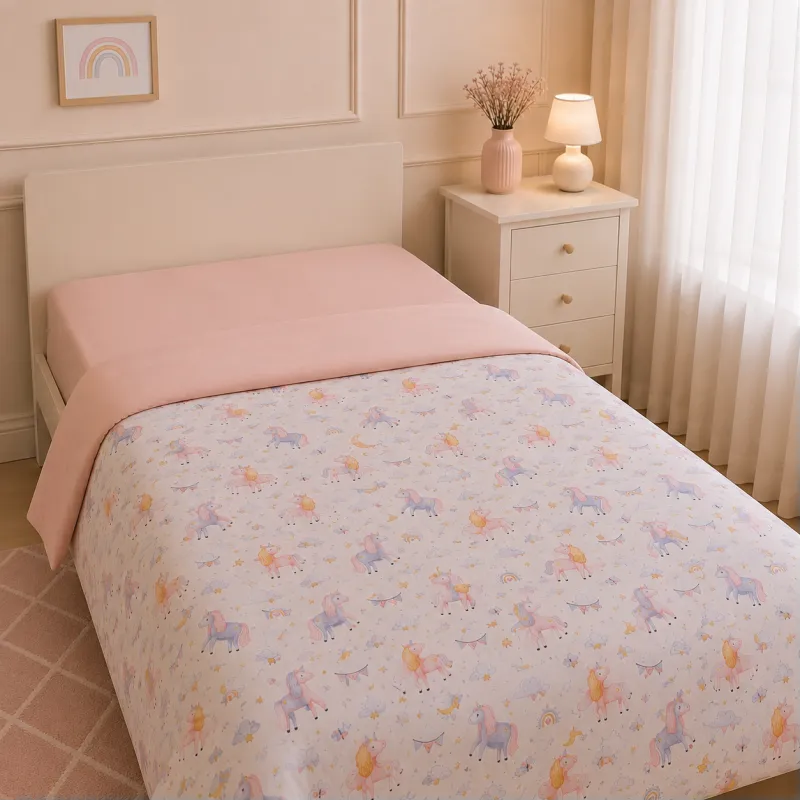 Підковдра Сатин Kids Time 22-1421 Unicorn meanness