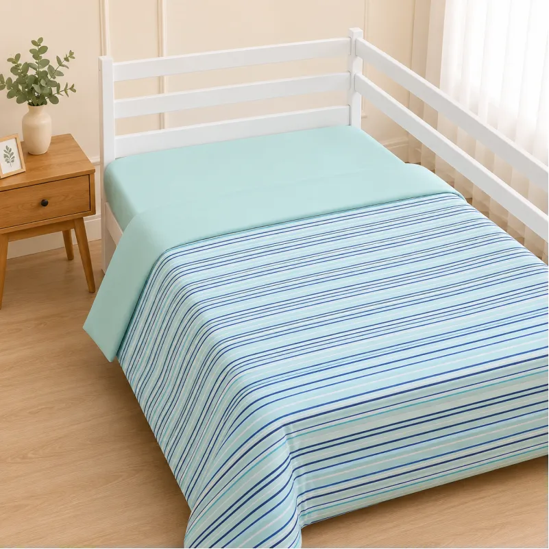 Комплект постільної білизни Сатин JUNIOR 22-1432 Wave Freshnessl - 4