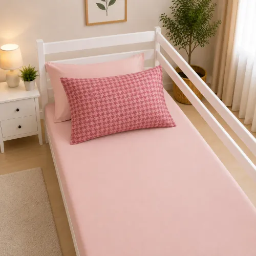 Комплект постельного белья Сатин TEENAGER 22-1440 Pink Houndstooth - 5