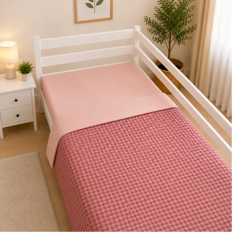 Комплект постельного белья Сатин TEENAGER 22-1440 Pink Houndstooth Фото - 7