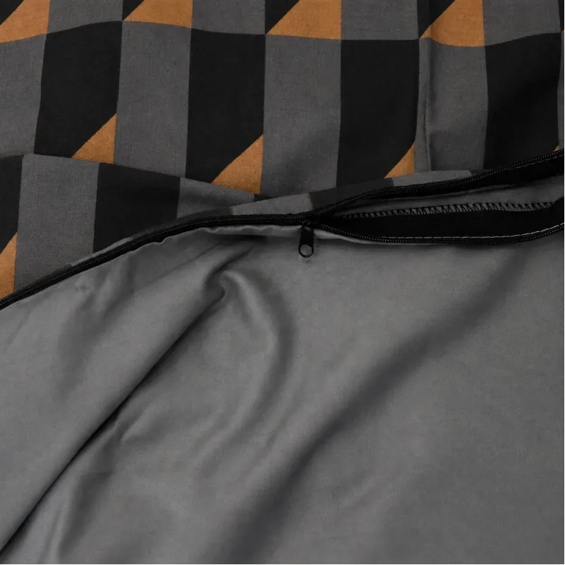 Комплект постільної білизни Сатин TEENAGER 22-1441 Dark Cube Pattern Фото - 10