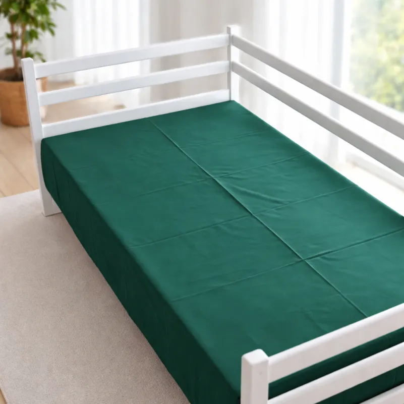 Комплект постельного белья Сатин JUNIOR 22-1445 Green Marble - 7