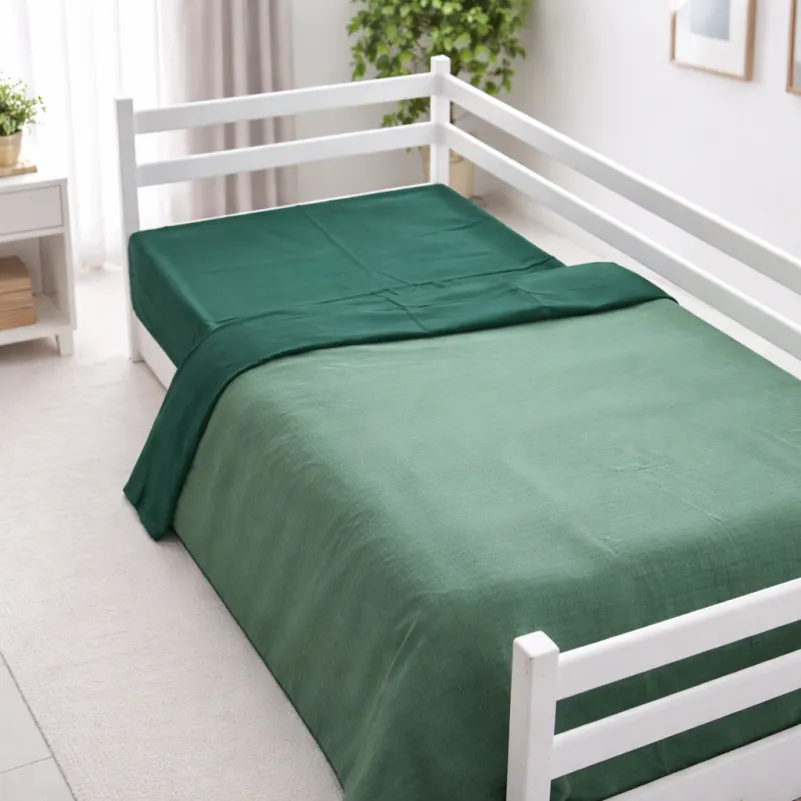 Комплект постельного белья Сатин JUNIOR 22-1445 Green Marble - 5