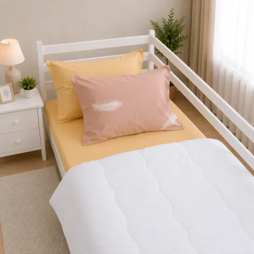 Комплект постельного белья Сатин TEENAGER 22-1454 Silk Feather creamy - 5