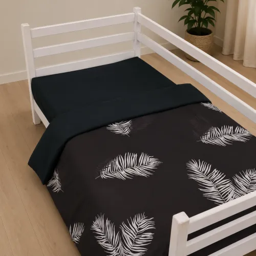Комплект постельного белья Сатин TEENAGER 22-1457 Feather Luxe black - 5
