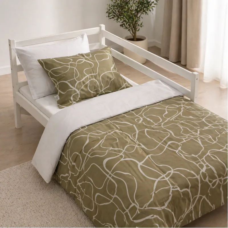 Комплект постельного белья Сатин TEENAGER 22-1459 Minimal Lines beige