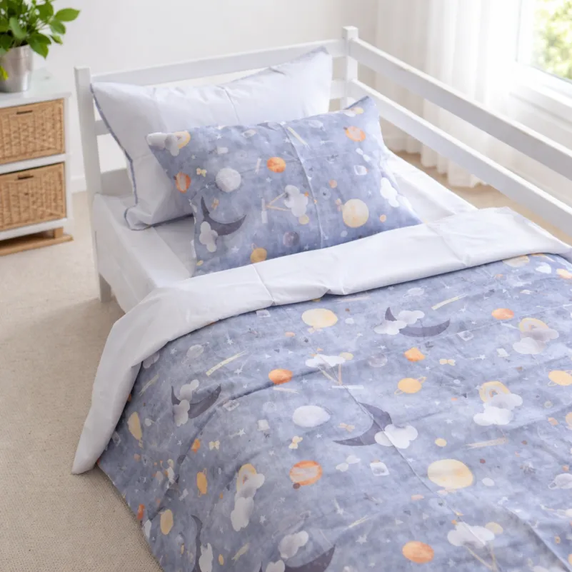 Комплект постельного белья Сатин JUNIOR 22-1468 Dreamy Sky