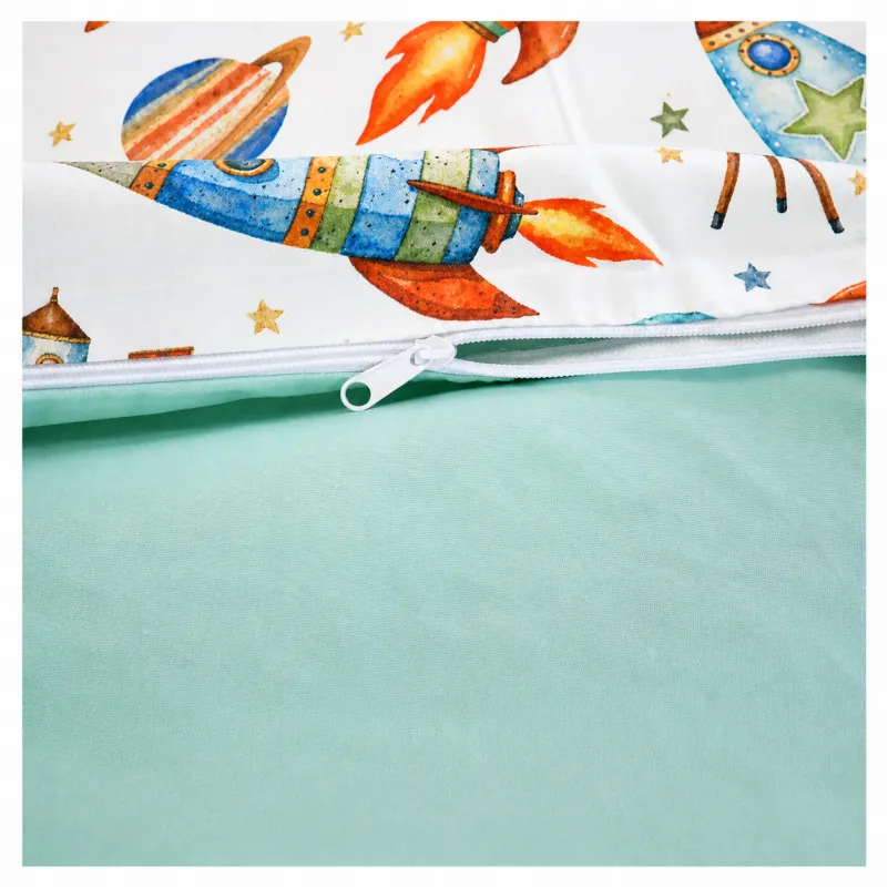 Комплект постельного белья Сатин JUNIOR 22-1472 Rocket Dreams - 8