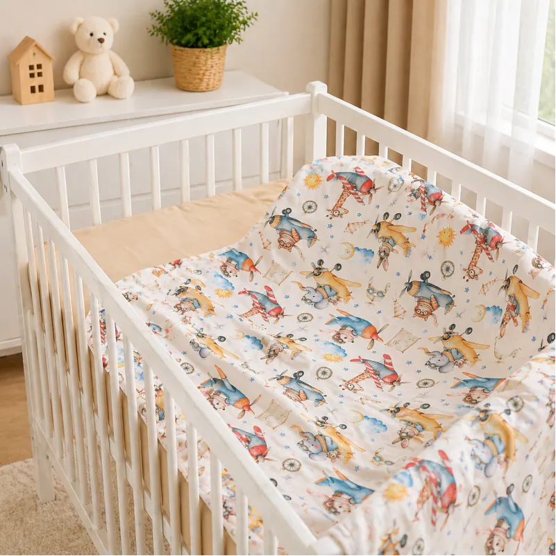 Комплект постельного белья Сатин JUNIOR 22-1473 Flying Friends - 4