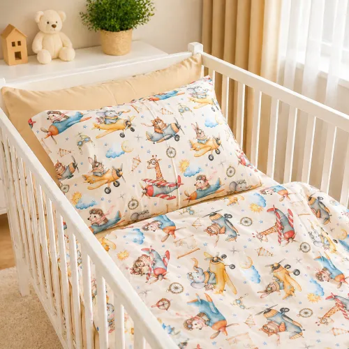 Комплект постільної білизни Сатин TEENAGER 22-1473 Flying Friends