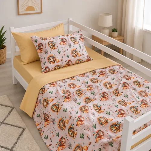 Комплект постельного белья Сатин TEENAGER 22-1474 Boho Little Lion