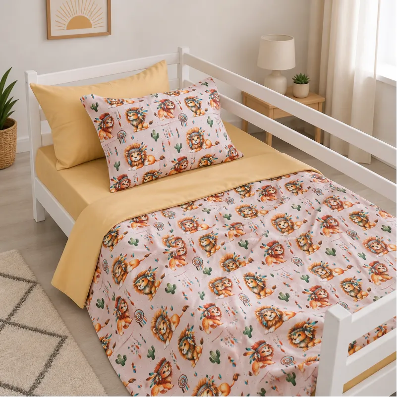 Комплект постельного белья  Сатин TEENAGER 22-1474 Boho Little Lion