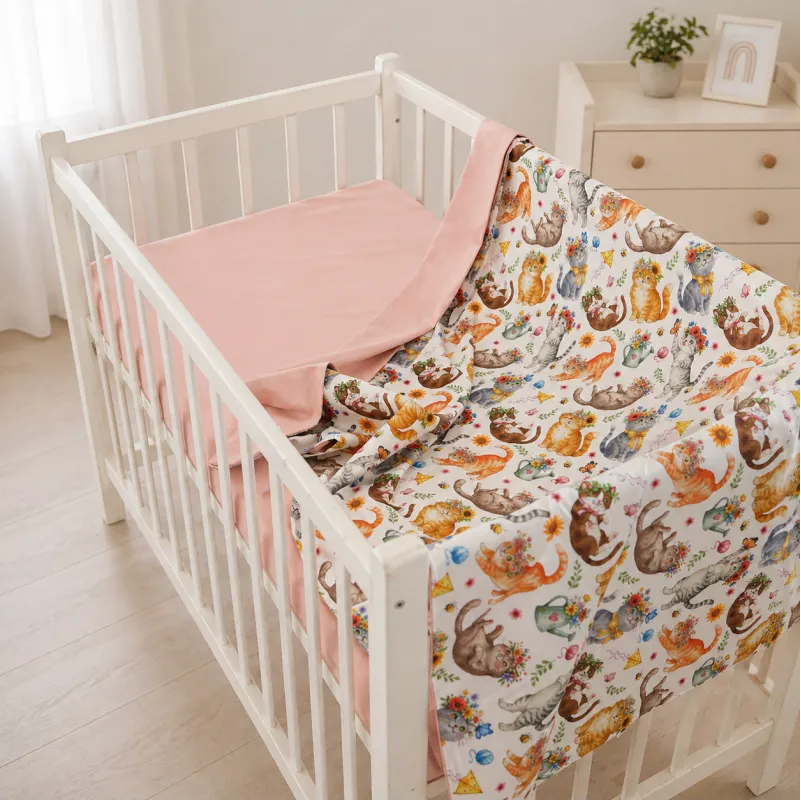 Комплект постільної білизни Сатин LITTLE KIDS 22-1475 Kitty Blossom - 6