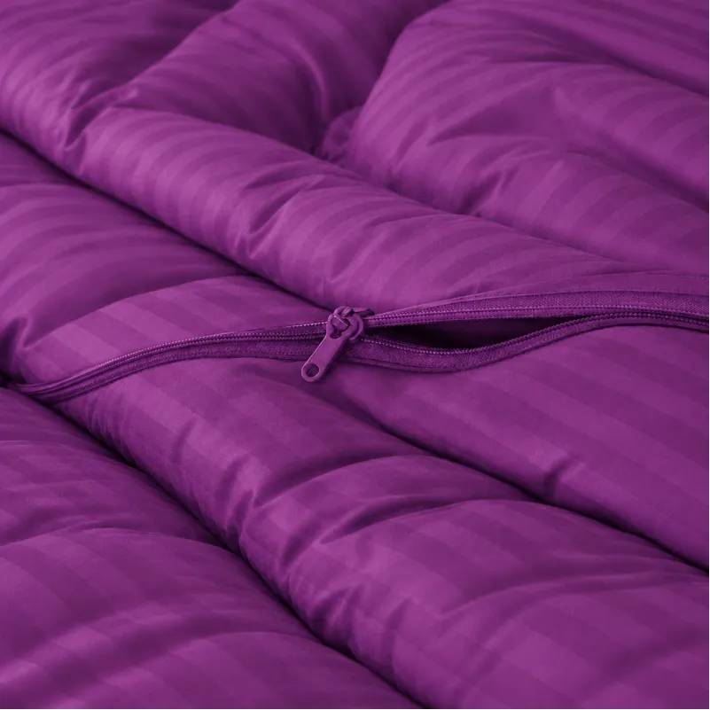 Комплект постельного белья Сатин JUNIOR Satin Stripe 30-0009 Purple Фото - 9