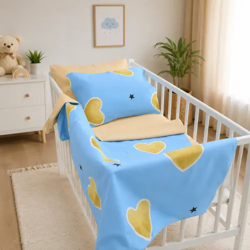 Комплект постельного белья Бязь BABY 17-0463 Love stories - 1