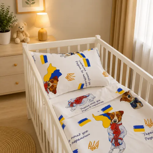 Комплект постельного белья Ranforce Elite BABY 17-0595 "Пес патрон" - 5